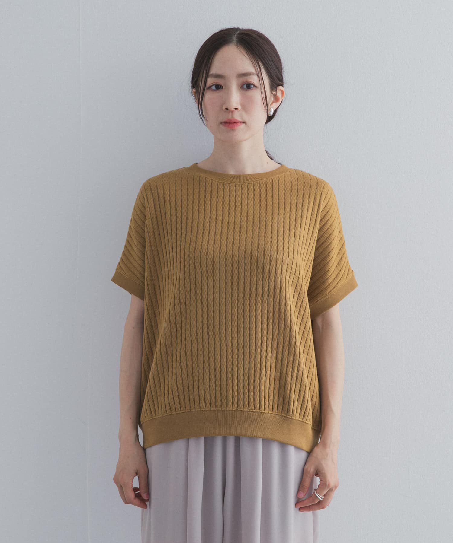 URBAN RESEARCH DOORS「ハニカムタックフレンチプルオーバー」|Tシャツ・カットソー|