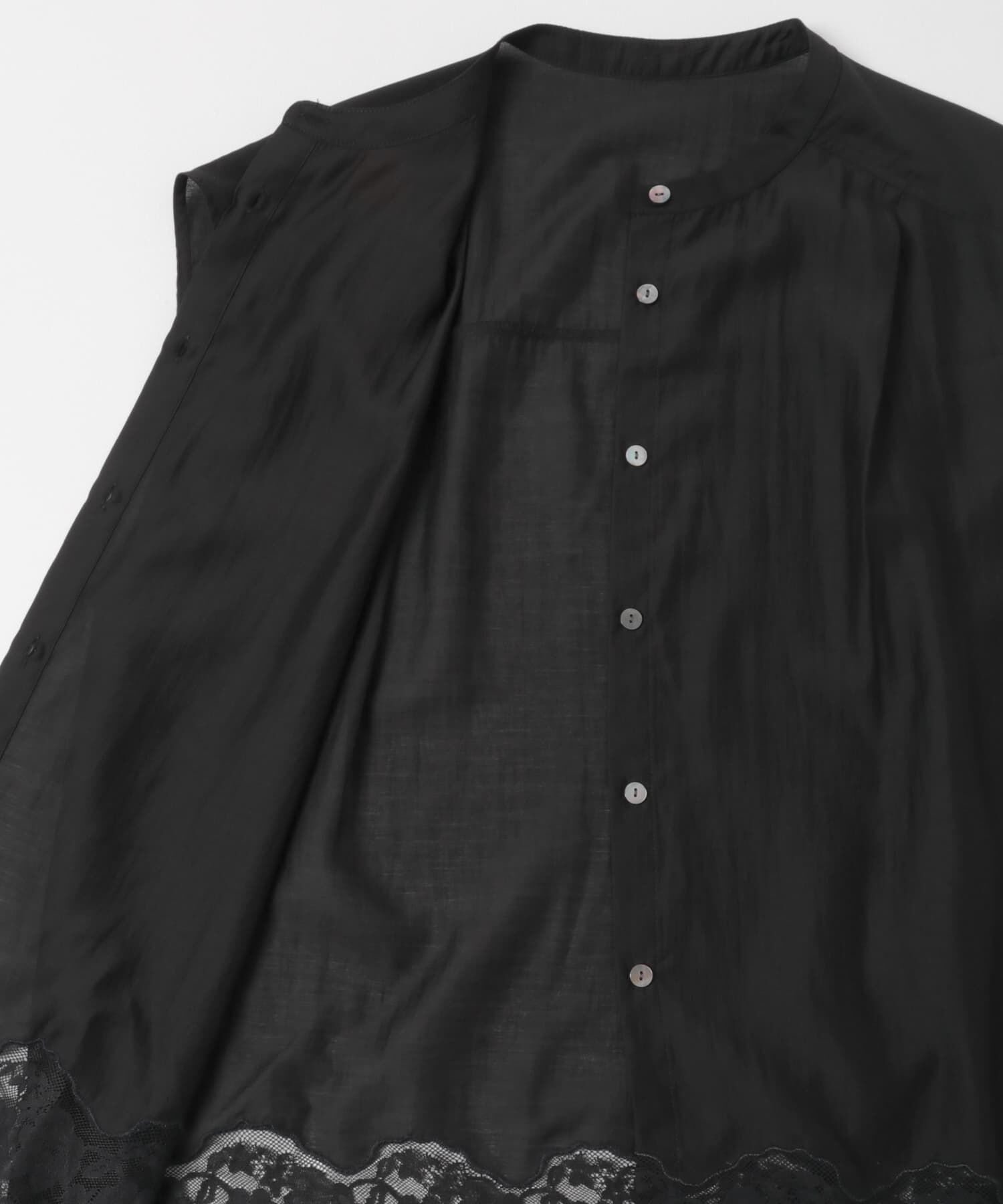 URBAN RESEARCH ROSSO「CHIGNON　レースシアーフレンチブラウス」|シャツ・ブラウス|