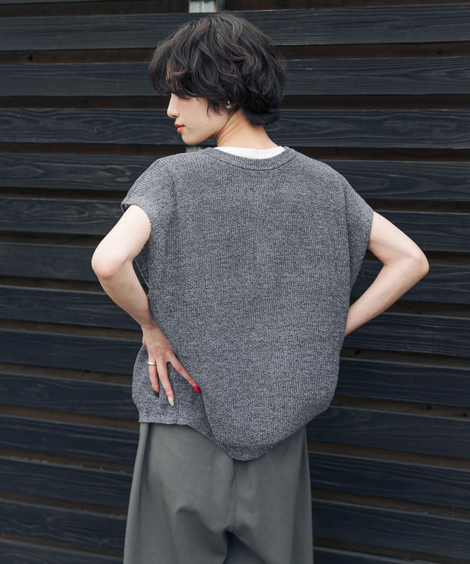 URBAN RESEARCH DOORS「『洗濯可/UVカット』『UR TECH』Aircare2WAYニットベスト」|ベスト・ジレ|