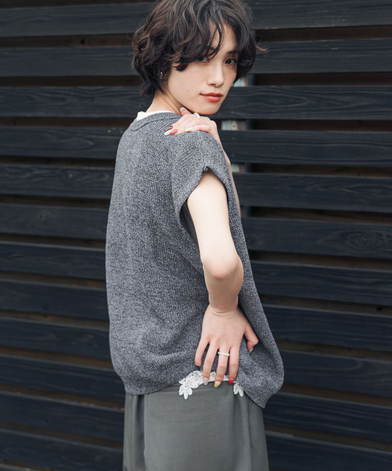 URBAN RESEARCH DOORS「『洗濯可/UVカット』『UR TECH』Aircare2WAYニットベスト」|ベスト・ジレ|
