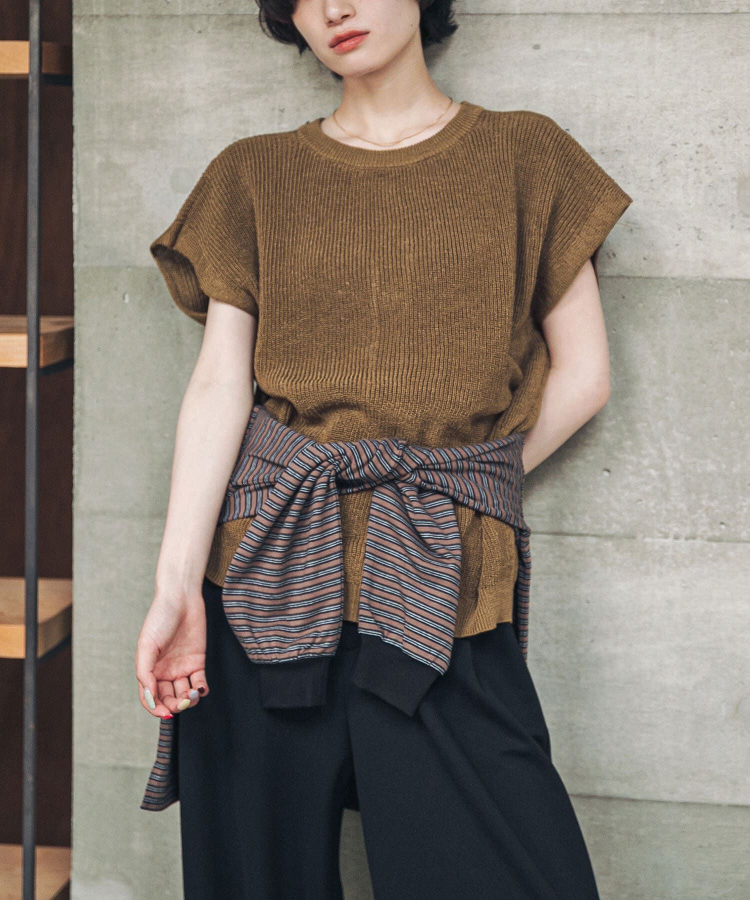 URBAN RESEARCH DOORS「『洗濯可/UVカット』『UR TECH』Aircare2WAYニットベスト」|ベスト・ジレ|