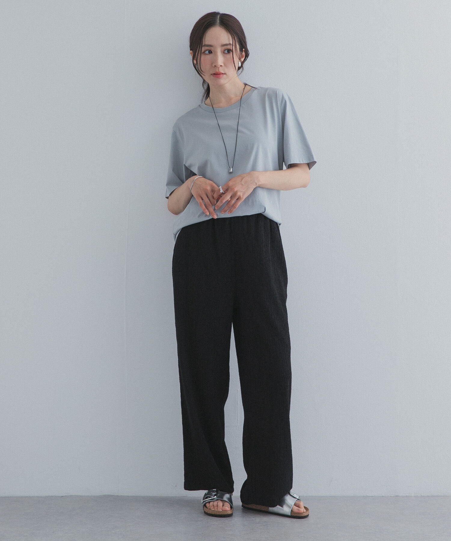 URBAN RESEARCH DOORS「楊柳ストレートイージーパンツ」|その他|