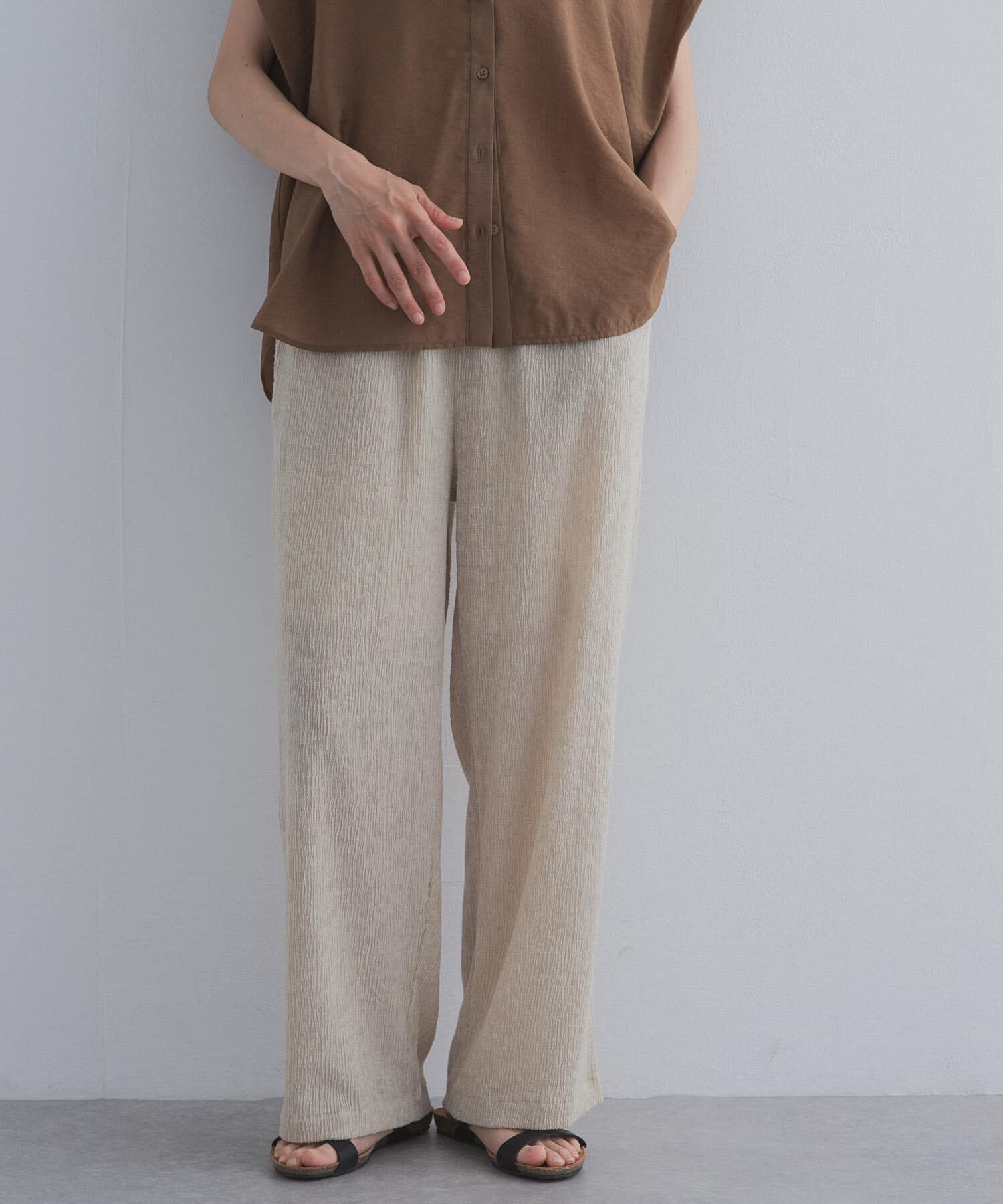 URBAN RESEARCH DOORS「楊柳ストレートイージーパンツ」|その他|