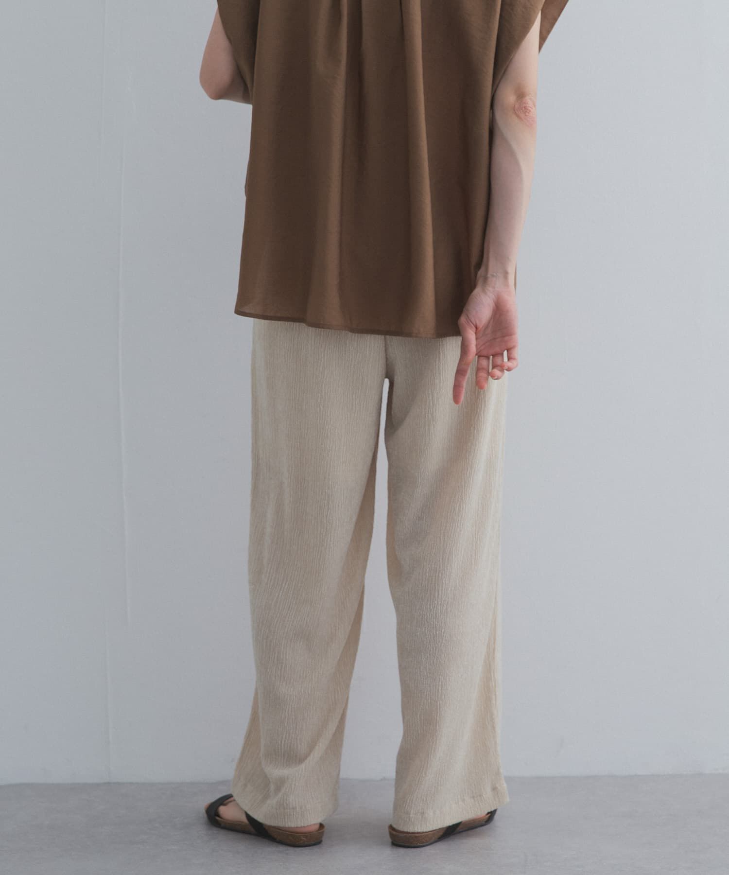 URBAN RESEARCH DOORS「楊柳ストレートイージーパンツ」|その他|
