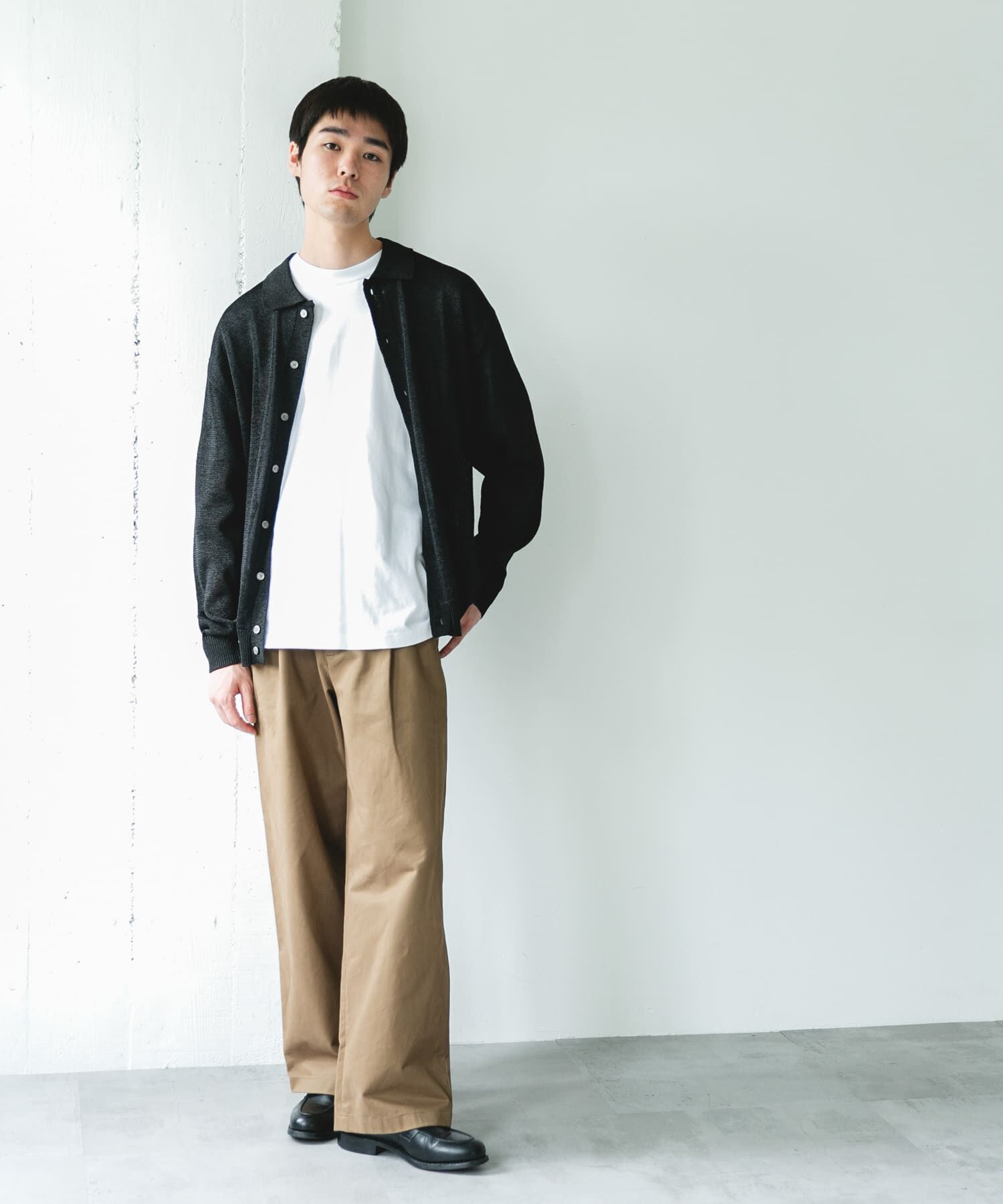 URBAN RESEARCH DOORS「『洗濯可/UVカット』『URTECH』Aircare ロングスリーブシャツカーディガン」|カーディガン|