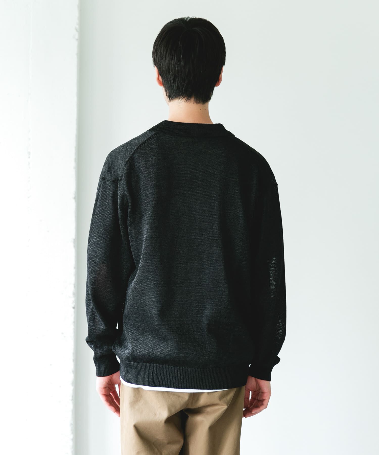 URBAN RESEARCH DOORS「『洗濯可/UVカット』『URTECH』Aircare ロングスリーブシャツカーディガン」|カーディガン|