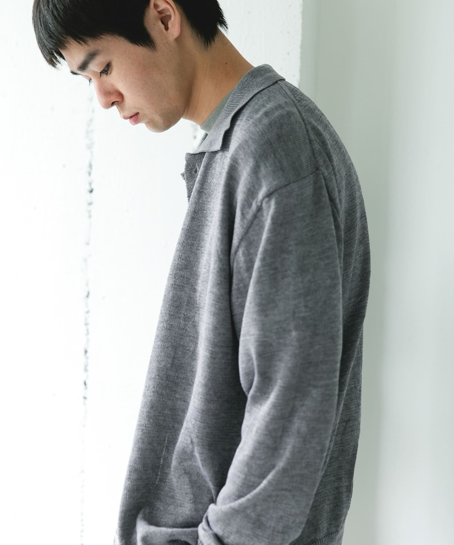 URBAN RESEARCH DOORS「『洗濯可/UVカット』『URTECH』Aircare ロングスリーブシャツカーディガン」|カーディガン|