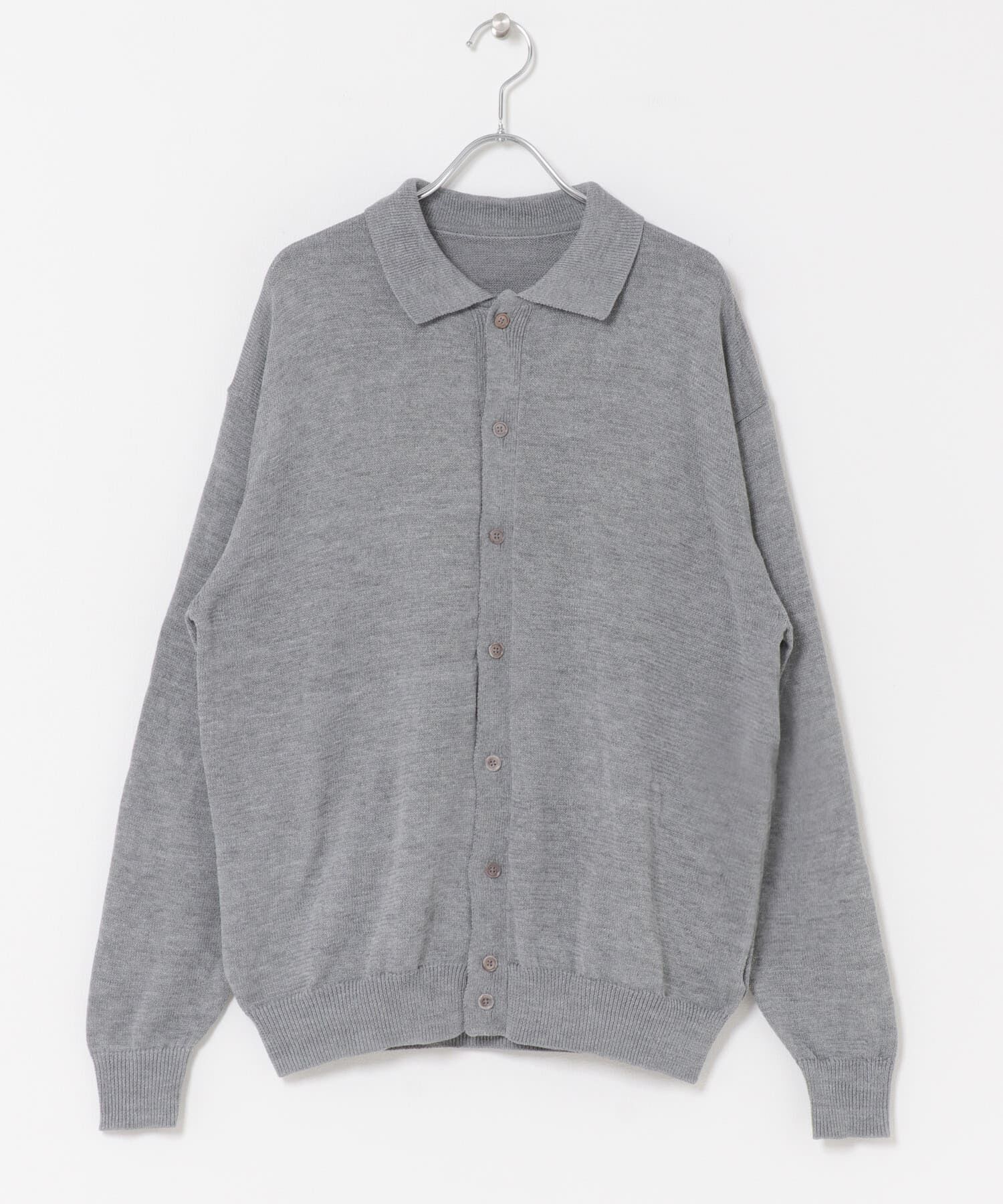 URBAN RESEARCH DOORS「『洗濯可/UVカット』『URTECH』Aircare ロングスリーブシャツカーディガン」|カーディガン|