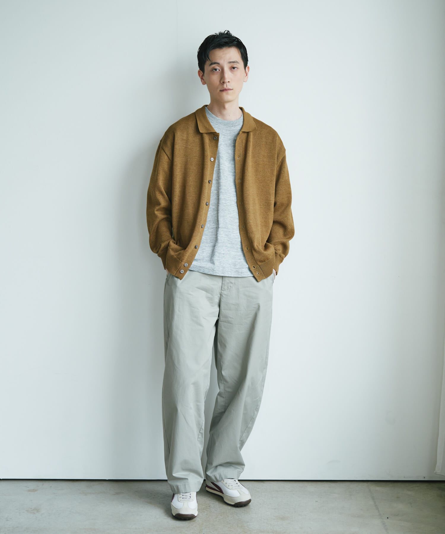 URBAN RESEARCH DOORS「『洗濯可/UVカット』『URTECH』Aircare ロングスリーブシャツカーディガン」|カーディガン|