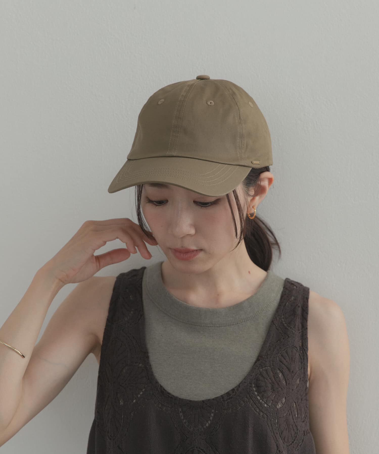 URBAN RESEARCH DOORS「ツイルプレートキャップ」|キャップ・キャスケット|