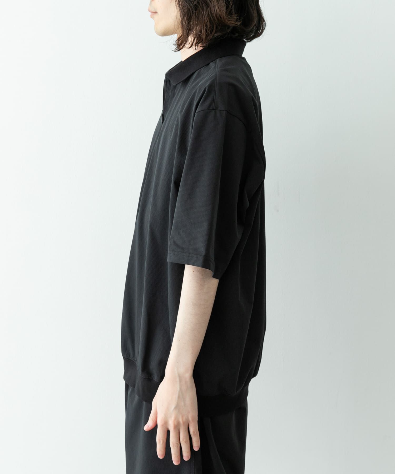 Sonny Label 「ドットメッシュハーフジッププルオーバー」|シャツ・ブラウス|