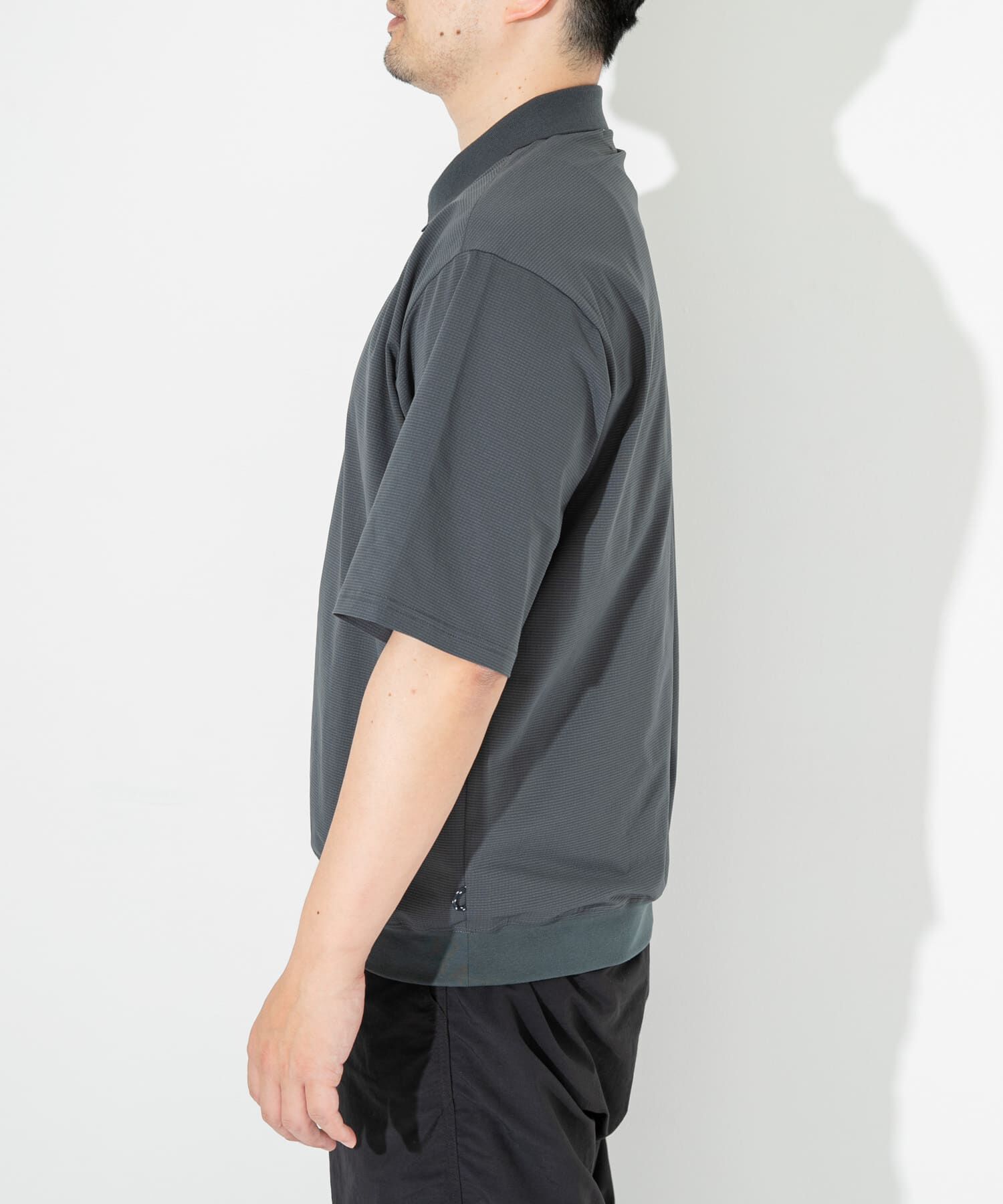 Sonny Label 「ドットメッシュハーフジッププルオーバー」|シャツ・ブラウス|