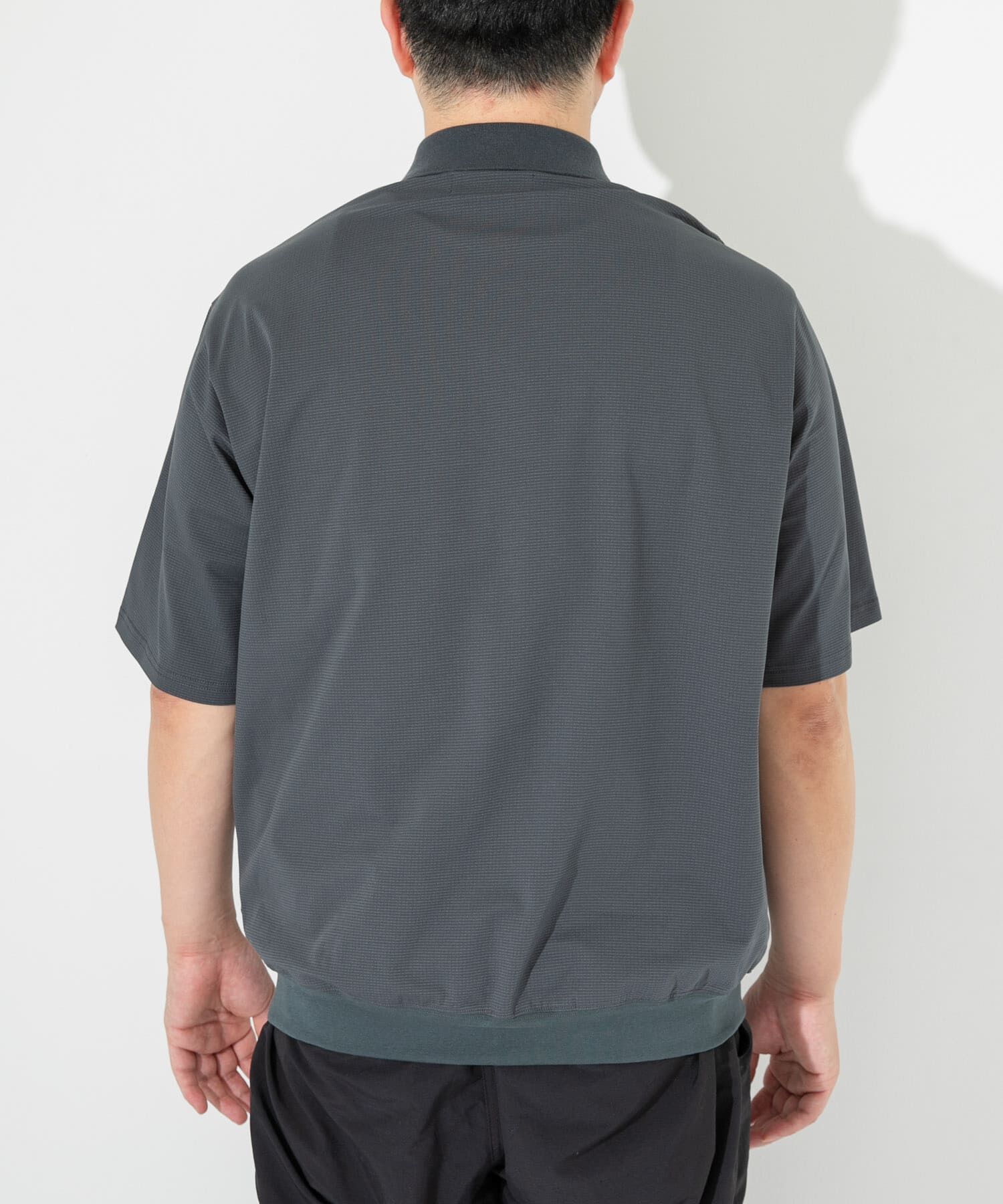 Sonny Label 「ドットメッシュハーフジッププルオーバー」|シャツ・ブラウス|