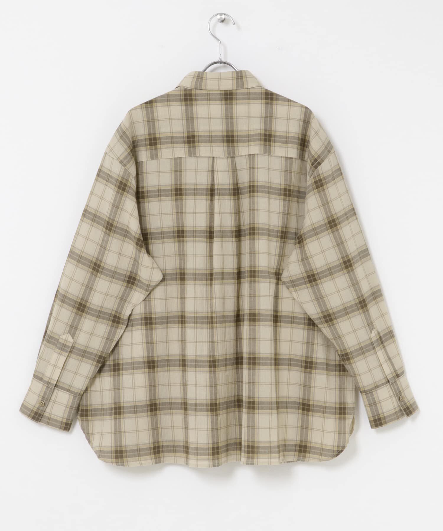 URBAN RESEARCH DOORS「FORK&SPOON　シアーチェックシャツ」|シャツ・ブラウス|