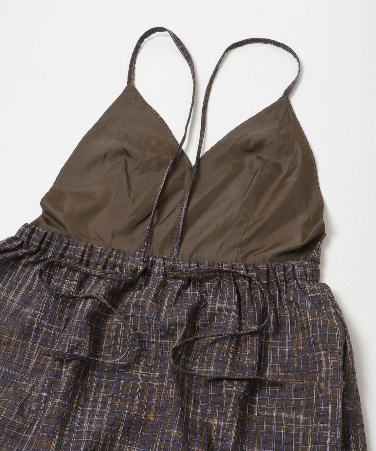 URBAN RESEARCH DOORS「チェックキャミワンピース」|その他|