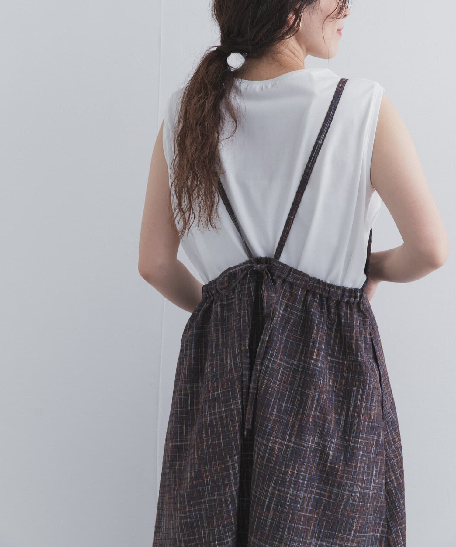 URBAN RESEARCH DOORS「チェックキャミワンピース」|その他|