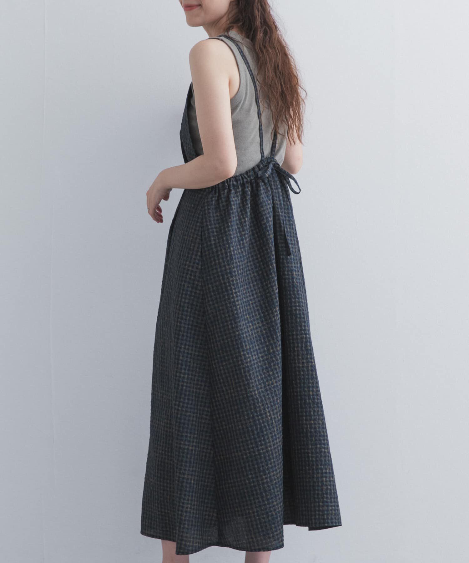 URBAN RESEARCH DOORS「チェックキャミワンピース」|その他|