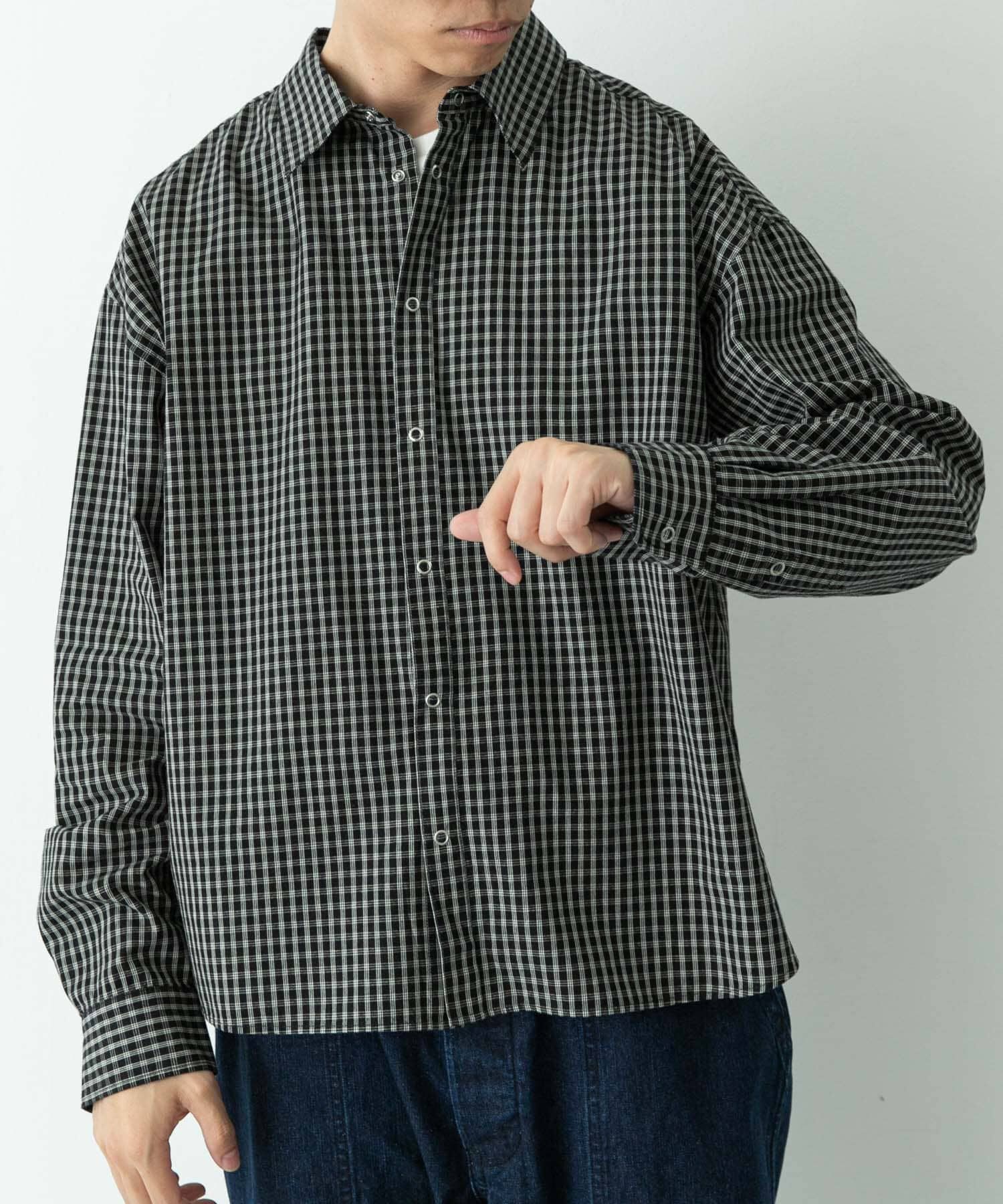 Sonny Label 「サンドウォッシュチェックレギュラーシャツ」|シャツ・ブラウス|