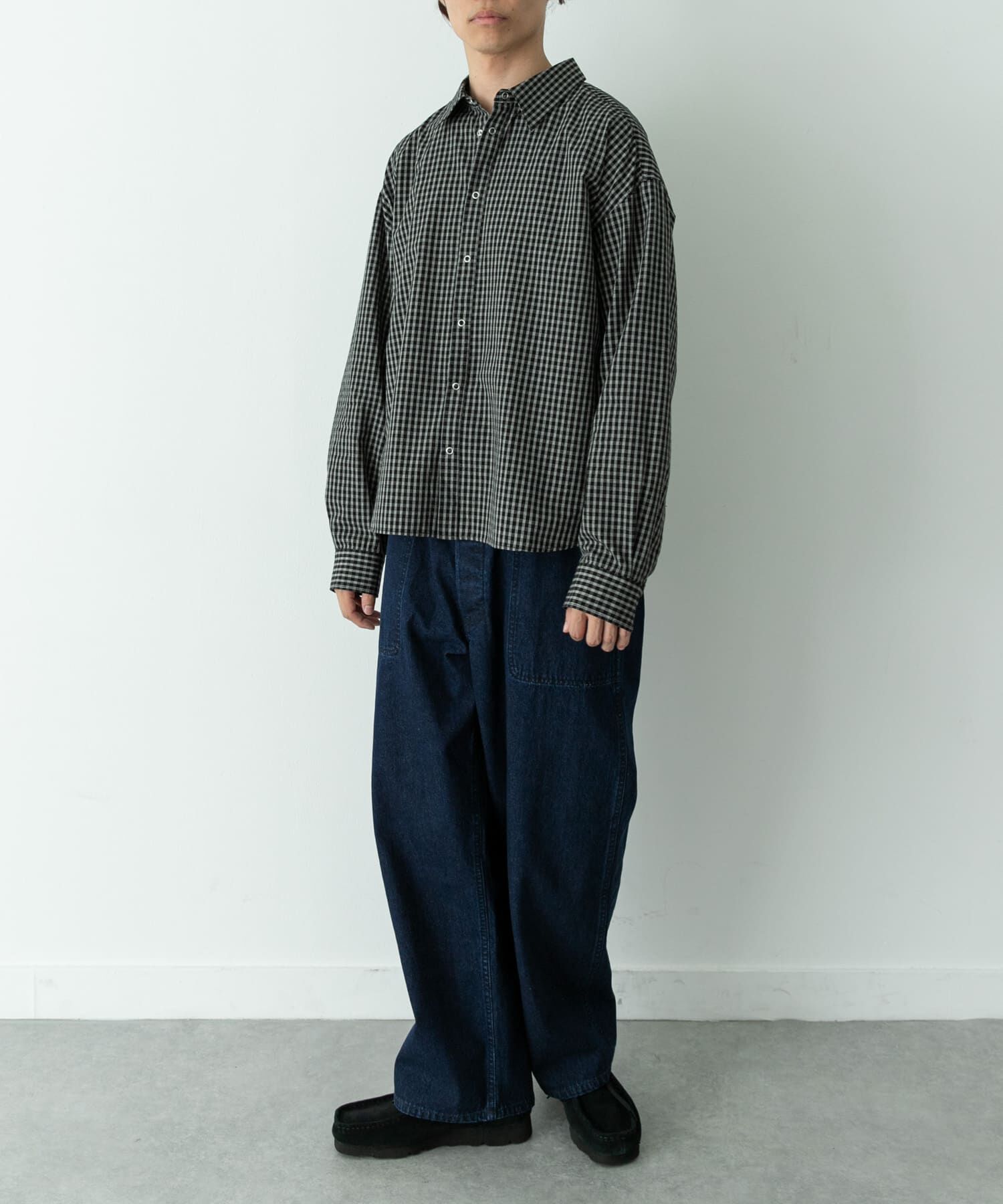 Sonny Label 「サンドウォッシュチェックレギュラーシャツ」|シャツ・ブラウス|