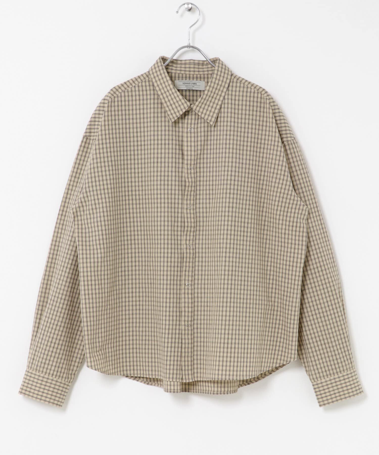 Sonny Label 「サンドウォッシュチェックレギュラーシャツ」|シャツ・ブラウス|