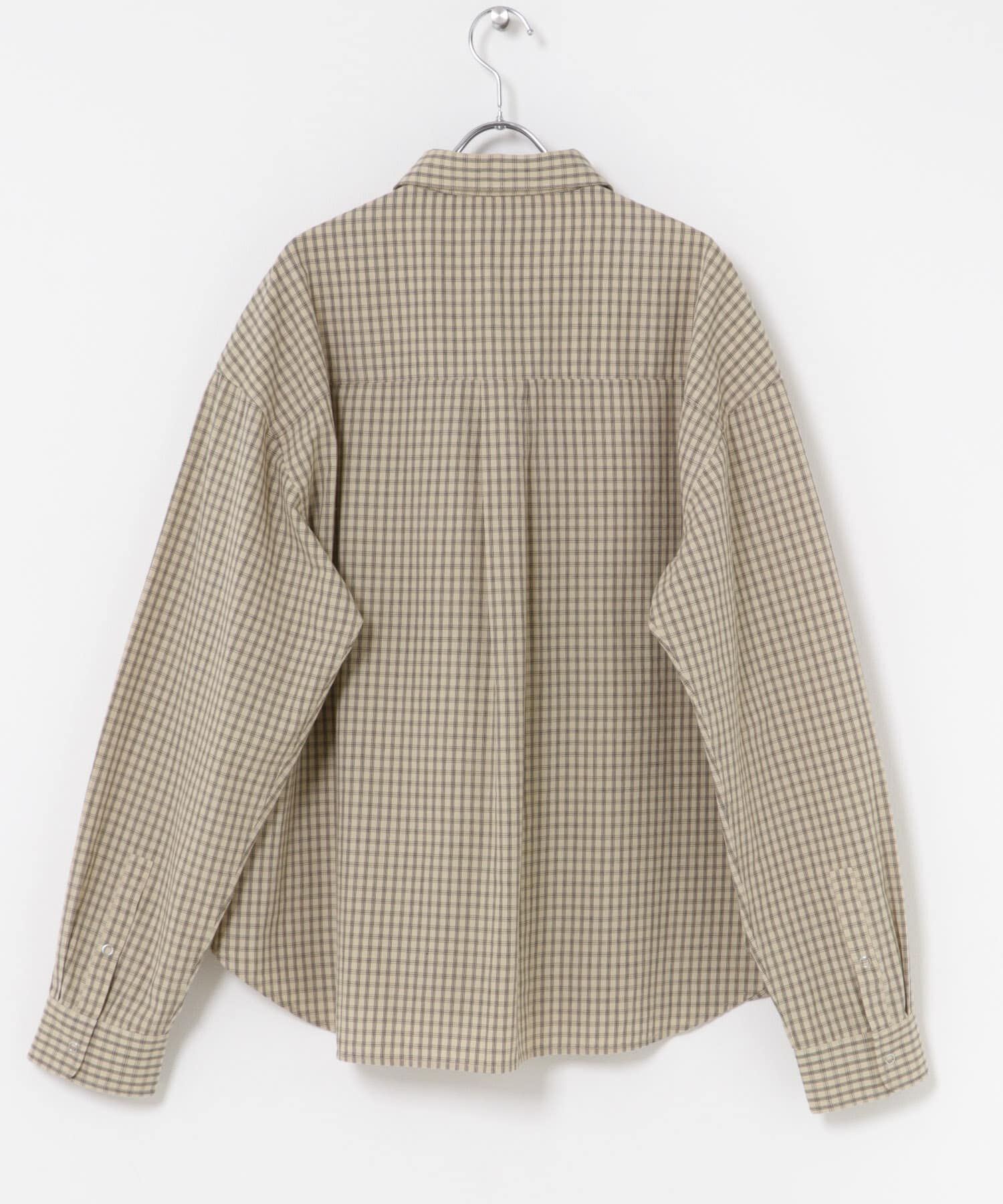 Sonny Label 「サンドウォッシュチェックレギュラーシャツ」|シャツ・ブラウス|
