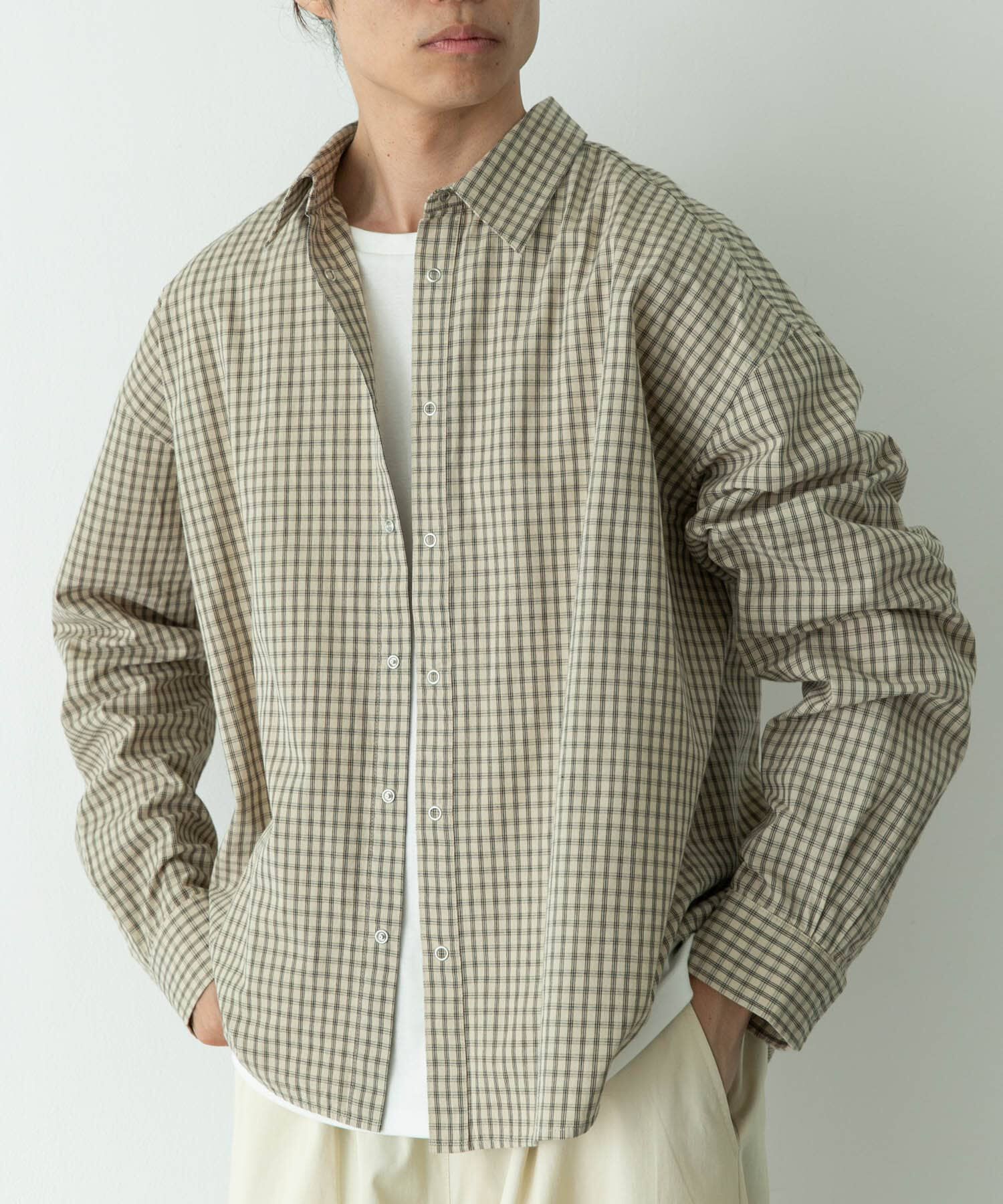 Sonny Label 「サンドウォッシュチェックレギュラーシャツ」|シャツ・ブラウス|