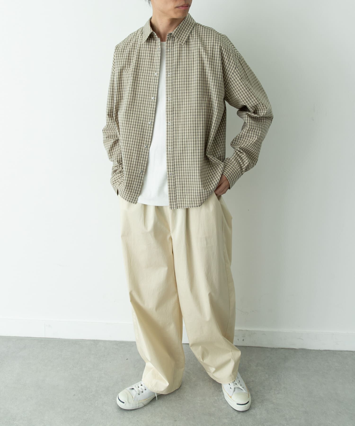 Sonny Label 「サンドウォッシュチェックレギュラーシャツ」|シャツ・ブラウス|