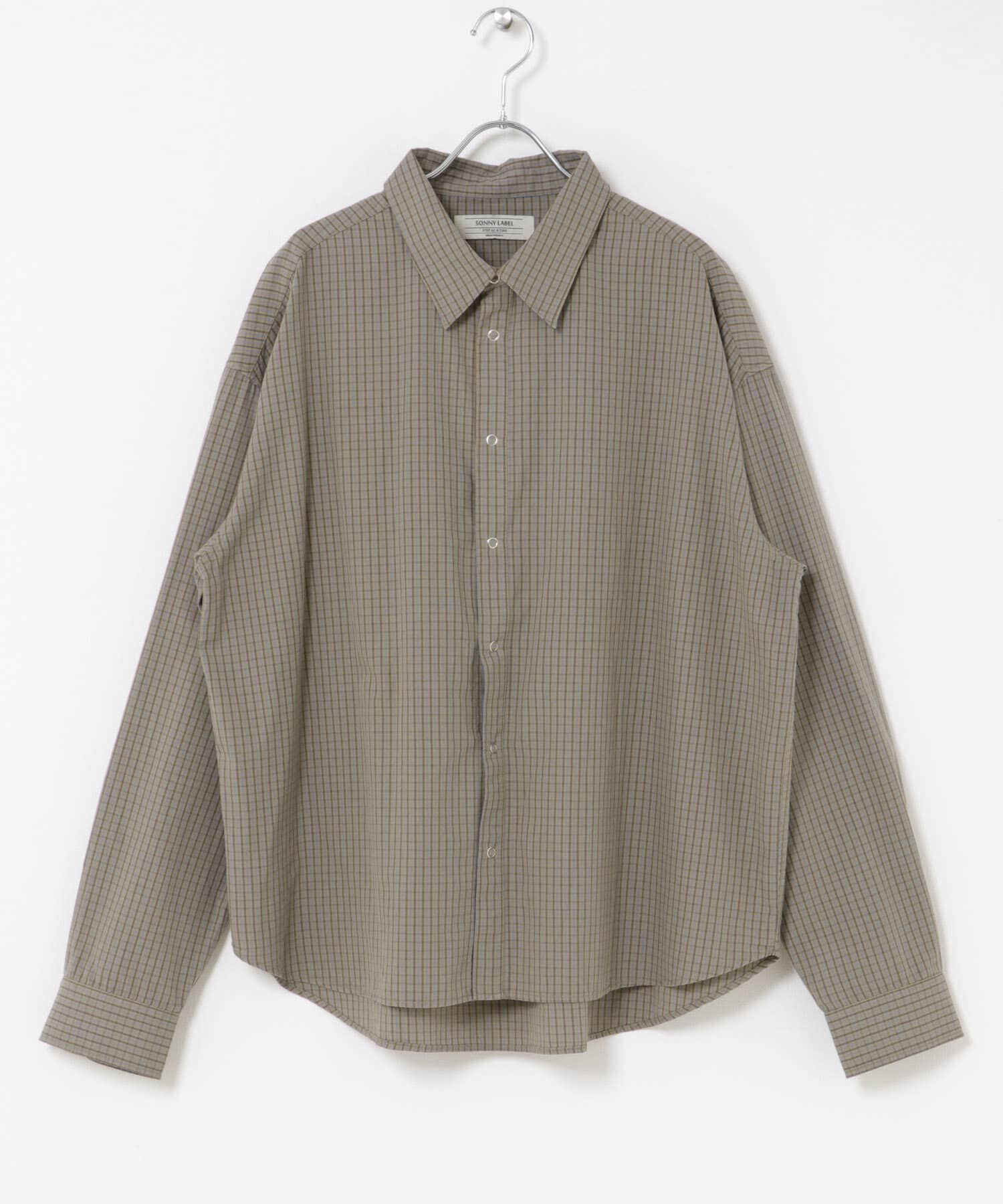 Sonny Label 「サンドウォッシュチェックレギュラーシャツ」|シャツ・ブラウス|