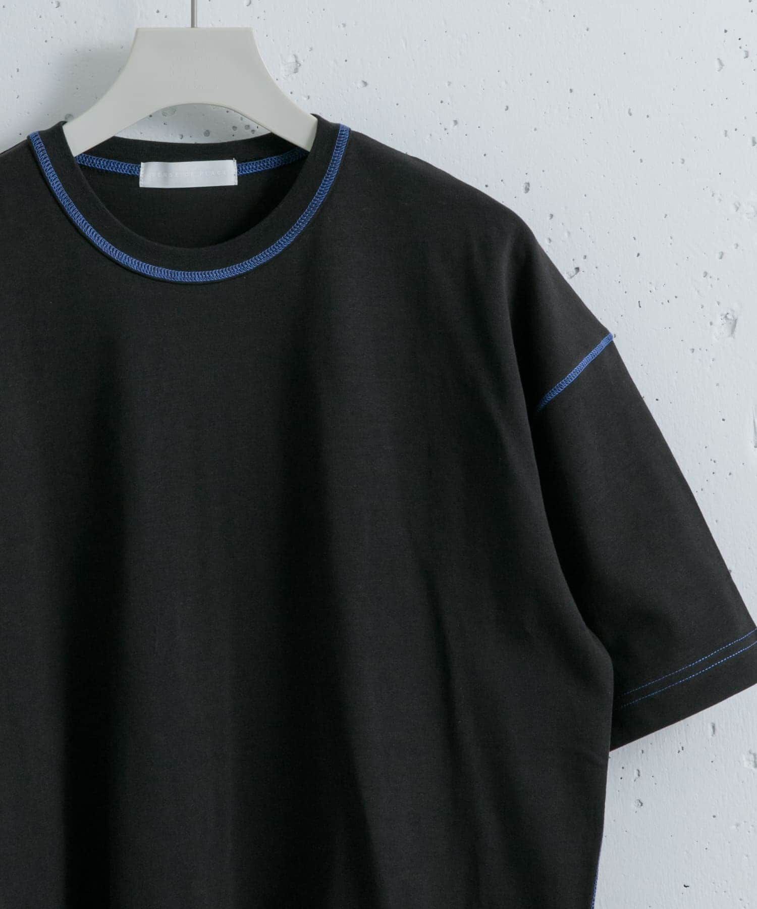 SENSE OF PLACE by URBAN RESEARCH「『ユニセックス』ハイショクステッチデザインT(5分袖)」|Tシャツ・カットソー|