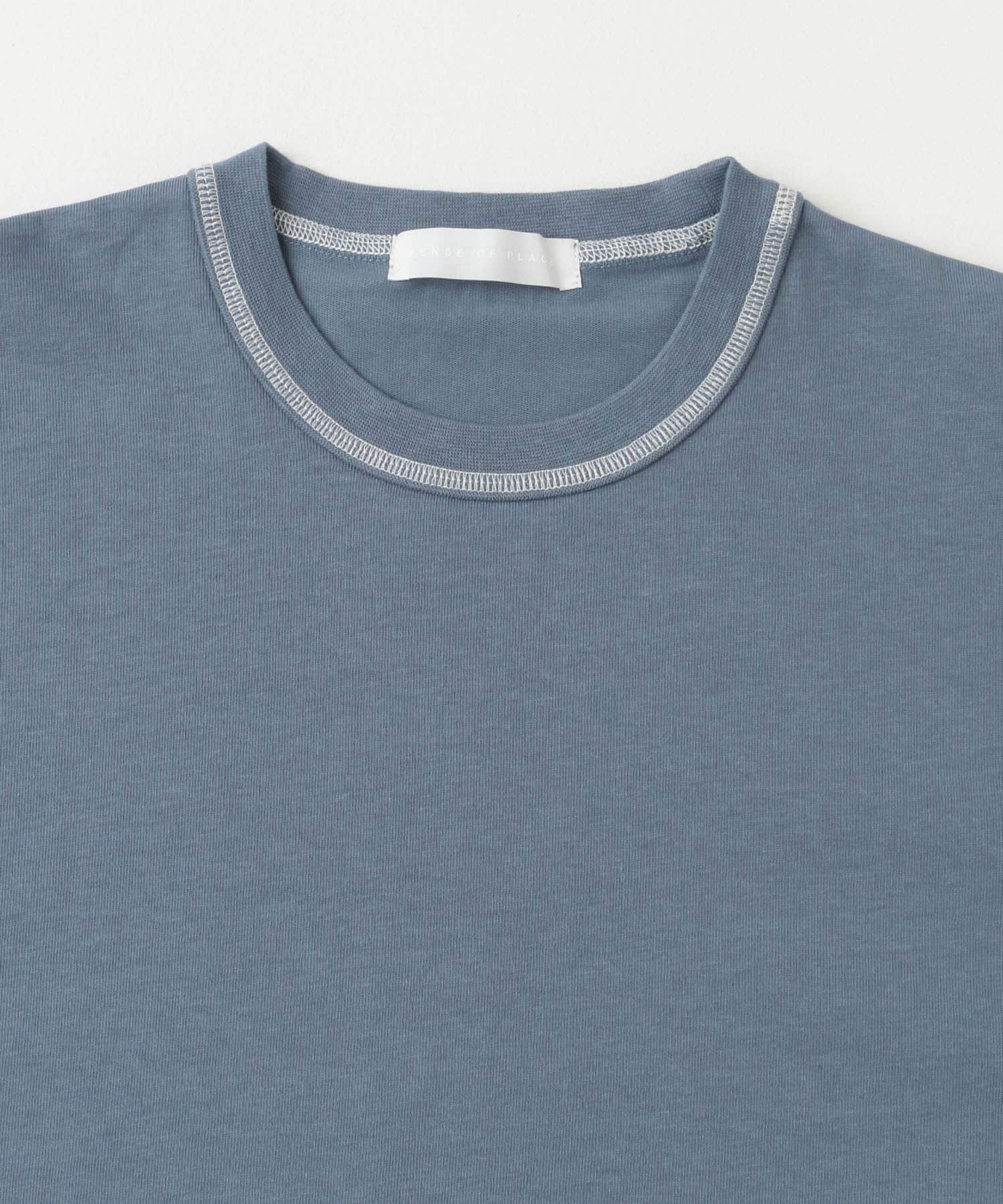 SENSE OF PLACE by URBAN RESEARCH「『ユニセックス』ハイショクステッチデザインT(5分袖)」|Tシャツ・カットソー|