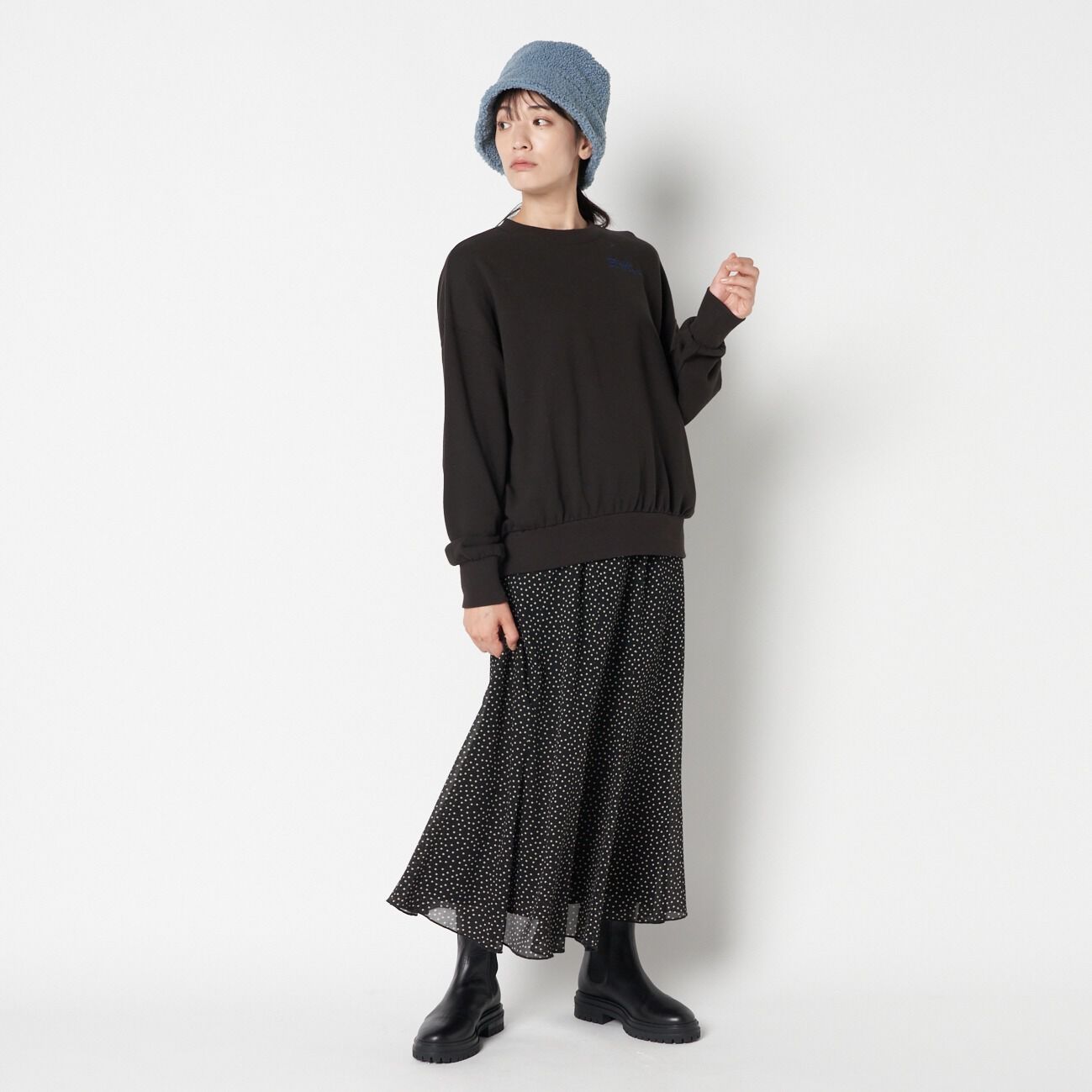  「VAN PALMA FAUX SHEARLING BUCKET HAT」|ハット|