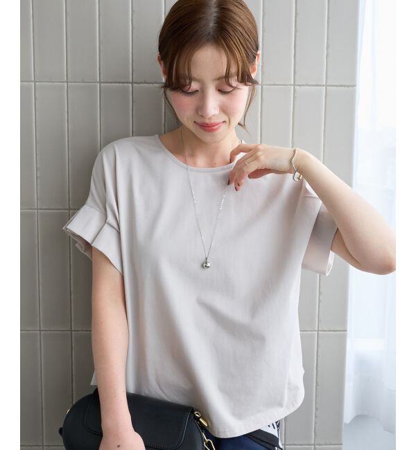  「ドライコットンタックスリーブプルオーバー」|Tシャツ・カットソー|