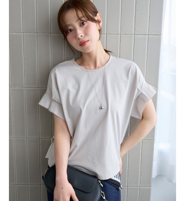  「ドライコットンタックスリーブプルオーバー」|Tシャツ・カットソー|