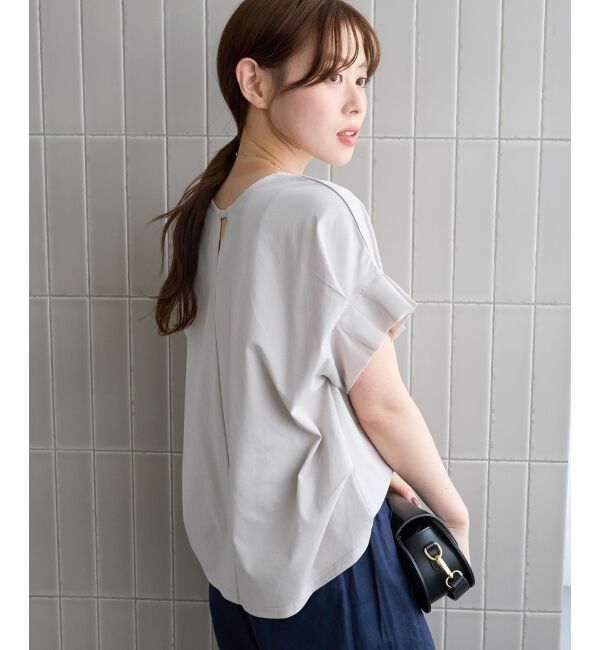  「ドライコットンタックスリーブプルオーバー」|Tシャツ・カットソー|