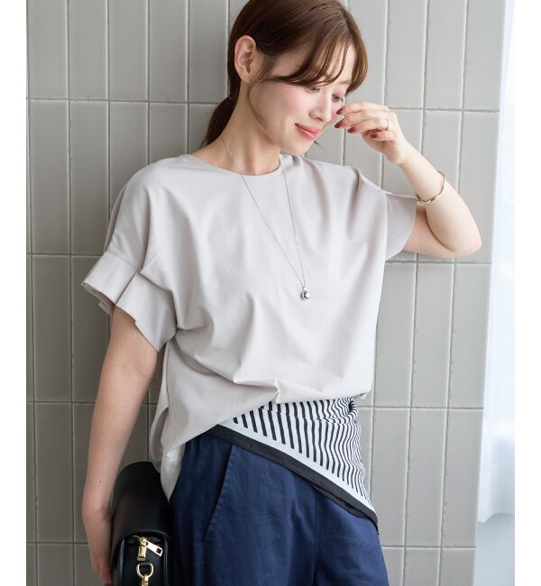  「ドライコットンタックスリーブプルオーバー」|Tシャツ・カットソー|