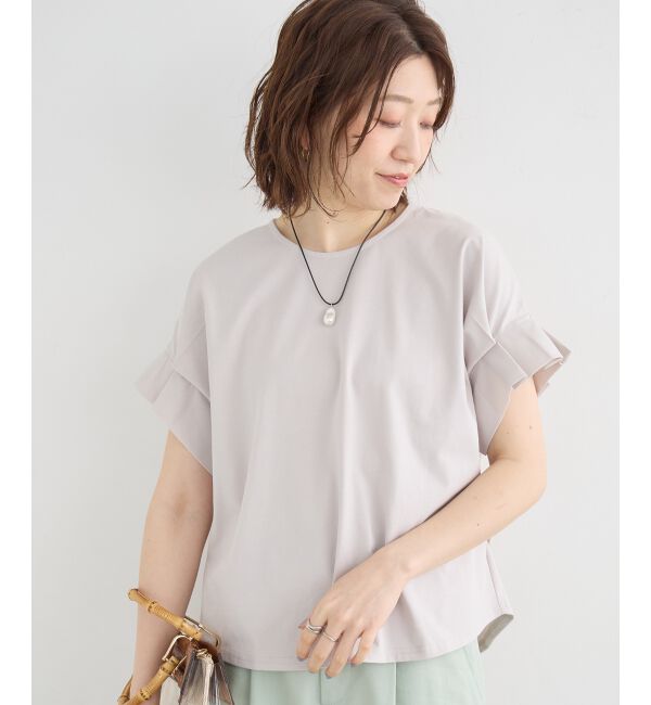  「ドライコットンタックスリーブプルオーバー」|Tシャツ・カットソー|