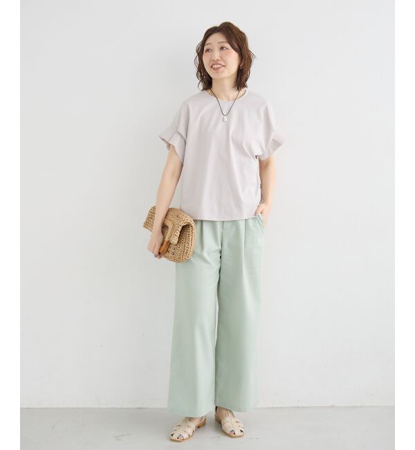  「ドライコットンタックスリーブプルオーバー」|Tシャツ・カットソー|