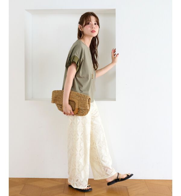  「ドライコットンタックスリーブプルオーバー」|Tシャツ・カットソー|