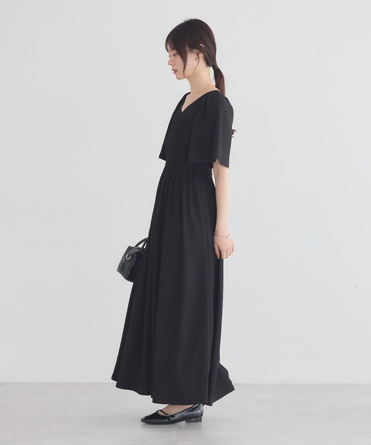 earth music&ecology「2wayシャーリングワンピース」|ワンピース|