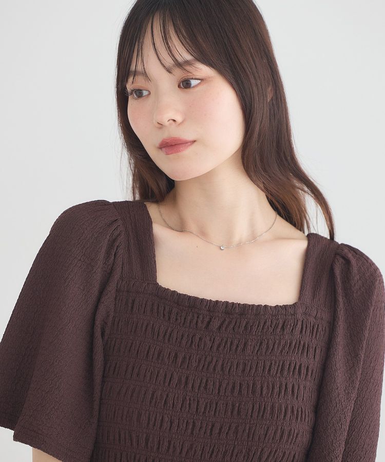 earth music&ecology「2wayシャーリングワンピース」|ワンピース|