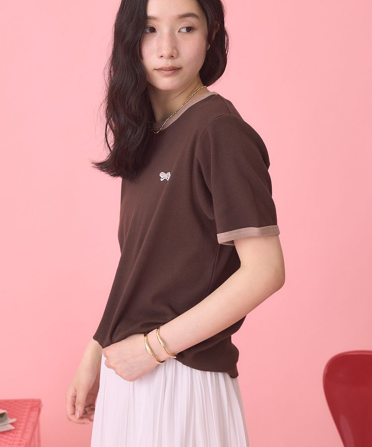 AMERICAN HOLIC「【PENNEY'S】配色リンガーTシャツ」|Tシャツ・カットソー|