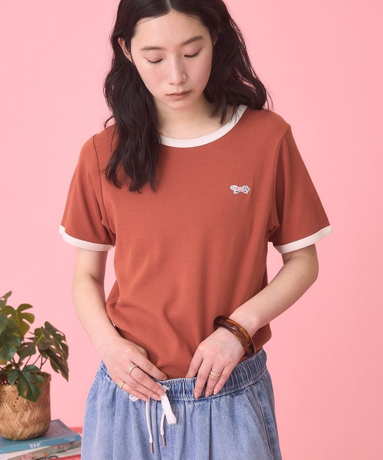 AMERICAN HOLIC「【PENNEY'S】配色リンガーTシャツ」|Tシャツ・カットソー|