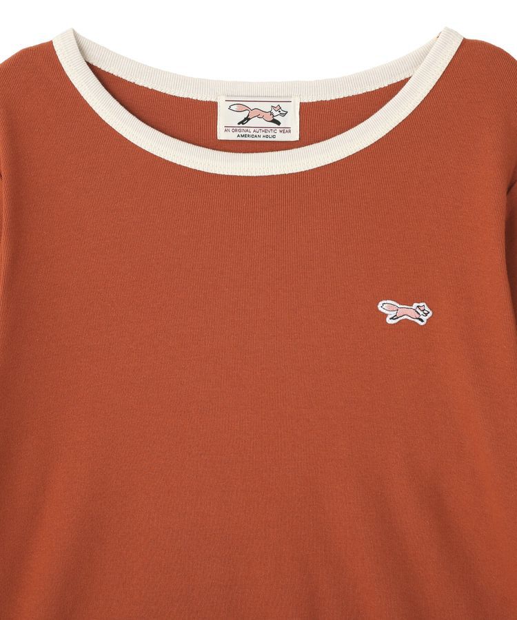 AMERICAN HOLIC「【PENNEY'S】配色リンガーTシャツ」|Tシャツ・カットソー|