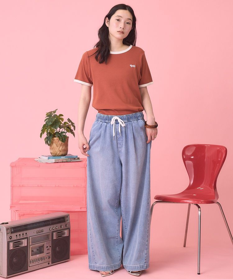 AMERICAN HOLIC「【PENNEY'S】配色リンガーTシャツ」|Tシャツ・カットソー|