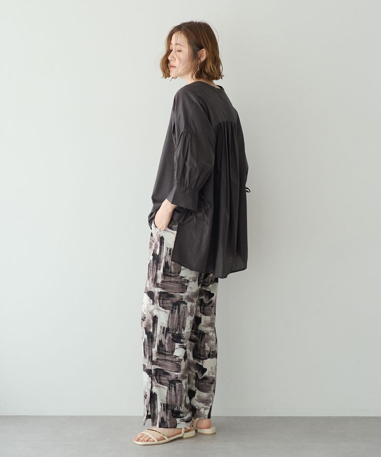 YECCA VECCA「【ORGABITS】5分袖スキッパーシャツ」|シャツ・ブラウス|