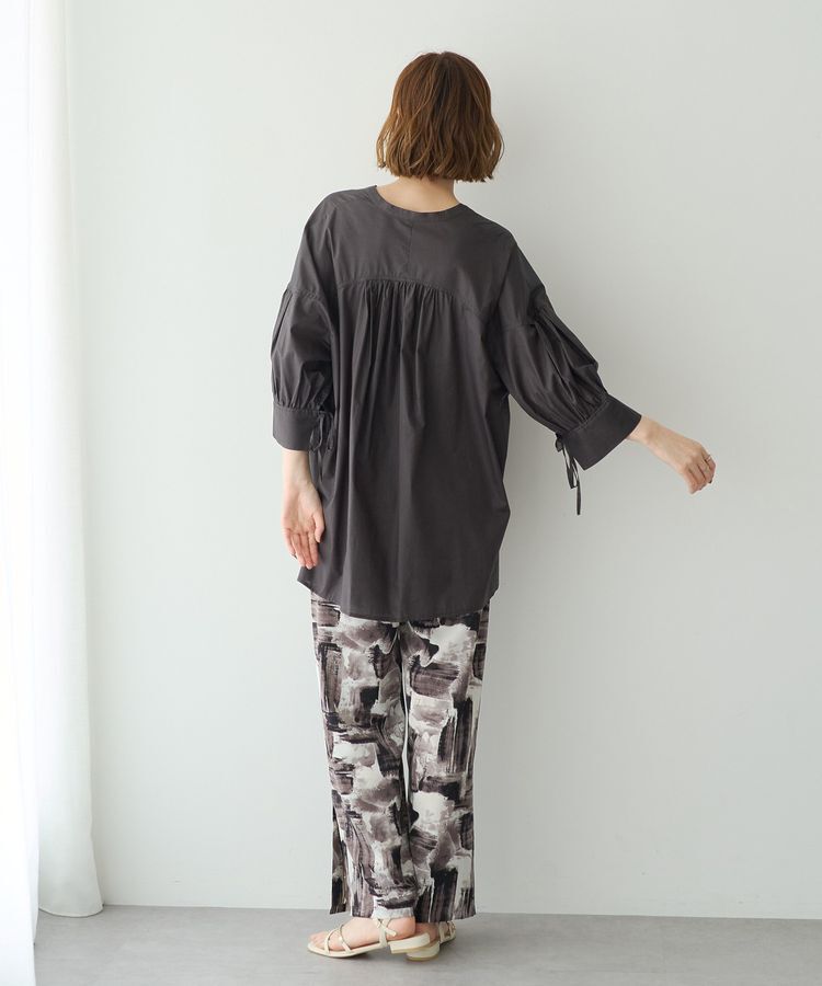 YECCA VECCA「【ORGABITS】5分袖スキッパーシャツ」|シャツ・ブラウス|
