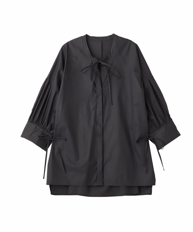 YECCA VECCA「【ORGABITS】5分袖スキッパーシャツ」|シャツ・ブラウス|