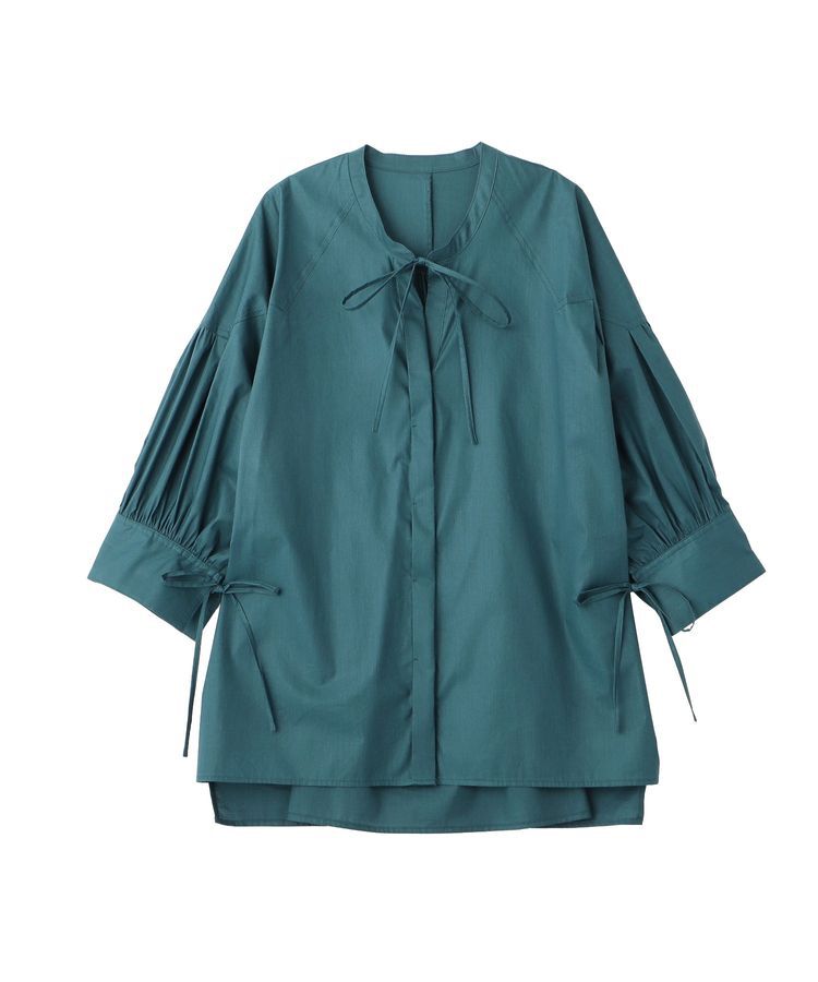 YECCA VECCA「【ORGABITS】5分袖スキッパーシャツ」|シャツ・ブラウス|