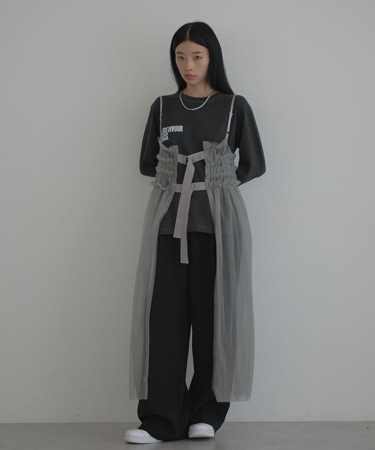 GARAGE OF GOOD CLOTHING「2WAYチュールビスチェキャミワンピース」|ワンピース|