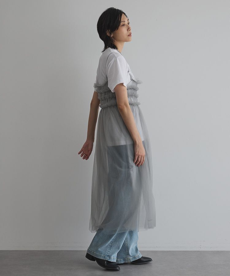 GARAGE OF GOOD CLOTHING「2WAYチュールビスチェキャミワンピース」|ワンピース|
